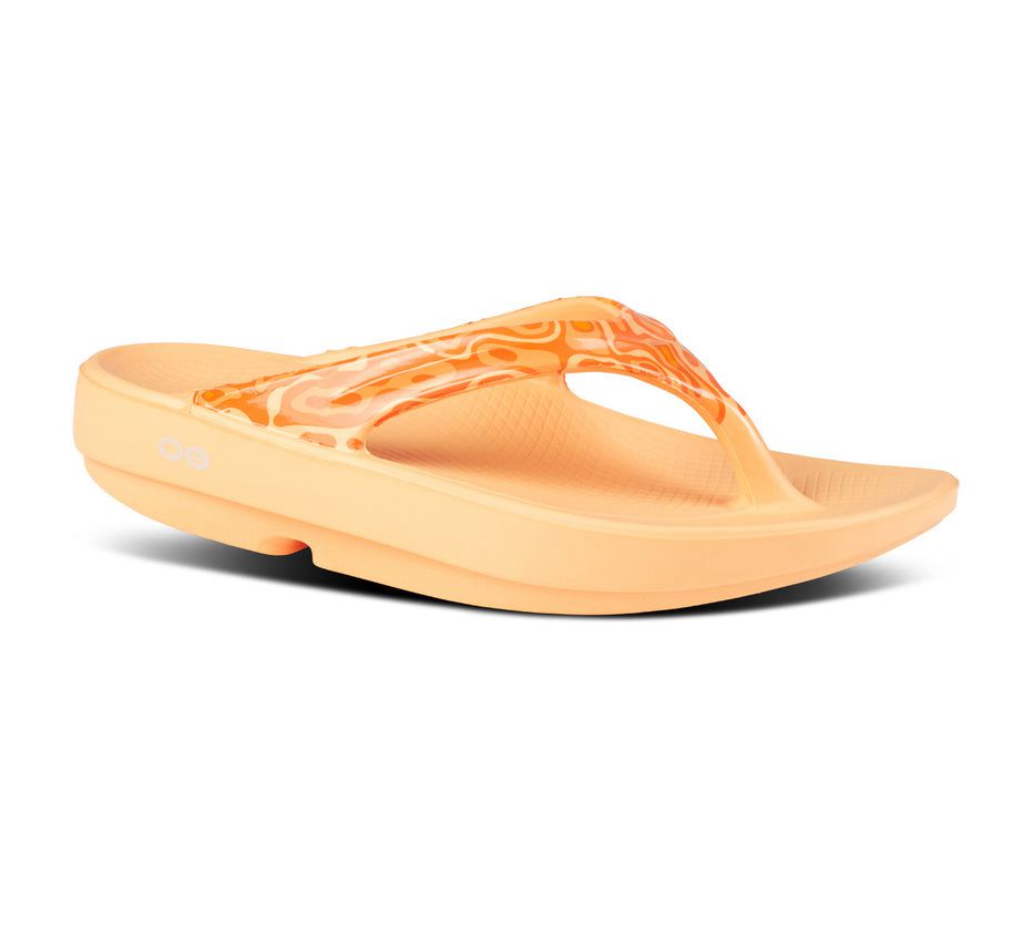 Oofos Women's Oolala Limited - Flip Flops Orange ( BEWCO-2415 )